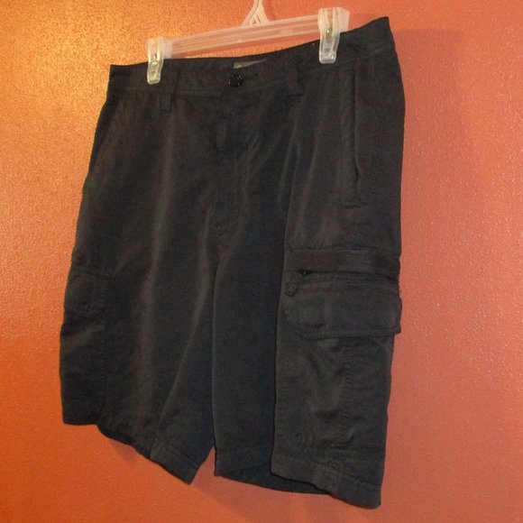 Quiksilver Men Size 34 Black Multiple Pockets Outdoor Travel Vacation Shorts - Picture 3 of 8
